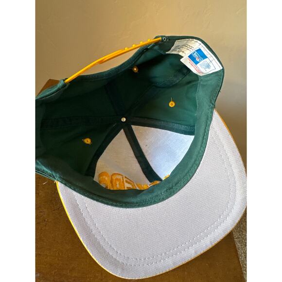 Green Men Vtg ‘94 Drew Pearson NFL Green Bay Packers Tazz Green Yellow Brim OSFA SnapBack